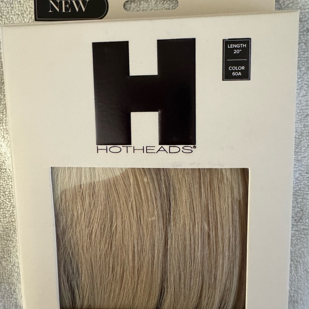 Hotheads 20 inch tape in extensions new in package never used. Color 60A